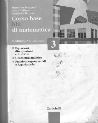 Corso base blu di matematica 3