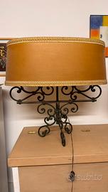 Lampada in ferro battuto