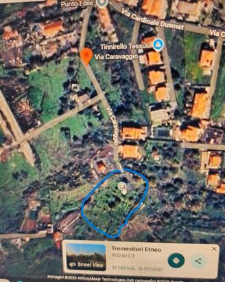 Terreno agricolo di mq.3433 con rustico catastato