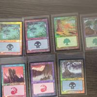 Magic The Gathering LOTTO TERRE FOIL VARIE