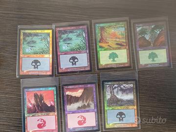 Magic The Gathering LOTTO TERRE FOIL VARIE