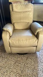 Poltrone relax pelle