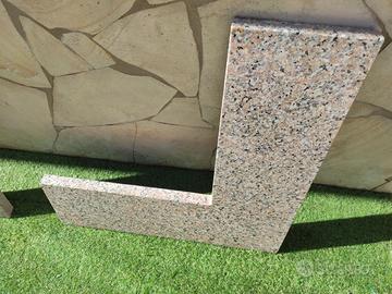 Lastra granito rosa porrino.