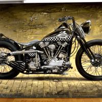Harley Davidson Knucklehead 1946 Stampa su Tela