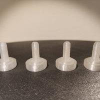 PIEDINI RICAMBIO SEDIA KARTELL MASTER (NON ORIGINA