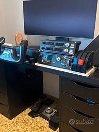 Postazione Flight Simulator Logitech Saitek
