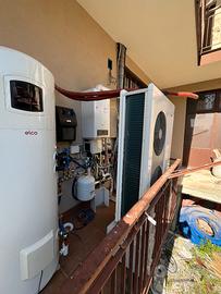 Sistema ibrido e impianto solare termico