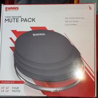 Attenuatori per Batteria x 4 tamburi e  4 piatti.