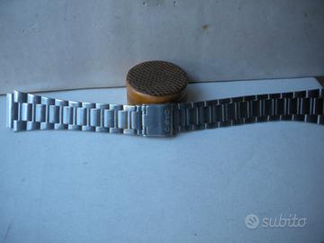Casio cinturino bracciale acciaio anni 80 uomo