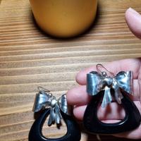 splendidi orecchini vintage in argento 