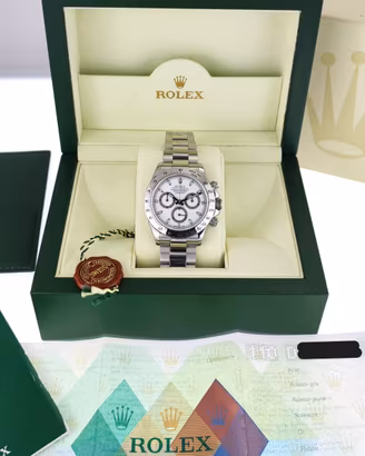 Rolex Daytona Ref. 116520 White Dial Full Set