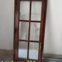Finestra in legno apertura a sinistra