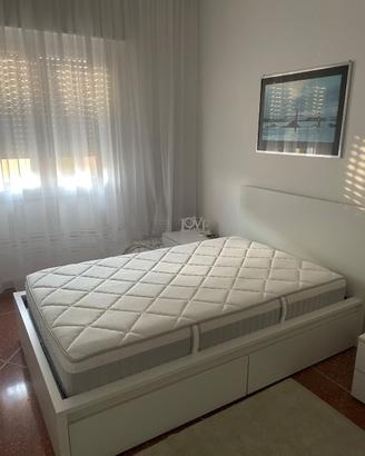 Letto 120x200 con materasso e due cassetti