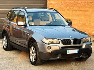 BMW X3 2.0d X-Drive-Pelle,Navi,Xeno-Garanzia-2009