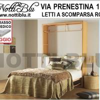 Letto a Scomparsa 2p francese Materasso Omaggio