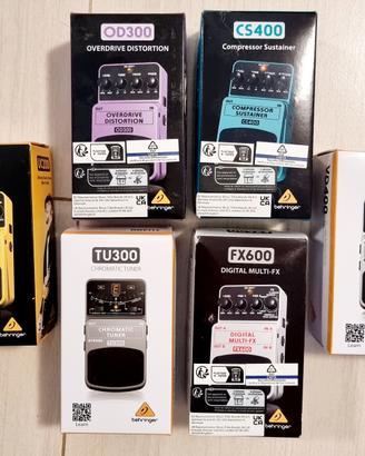 Pedali Behringer effetti chitarra 