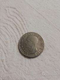 1 Lira Vittorio Emanuele III Impero VIII 1939