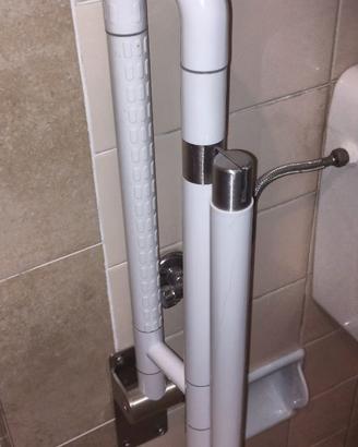 Maniglione alluminio/ABS per bagno/doccia 