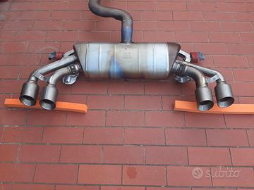 Scarico Akrapovic titanio originale vw golf 8r