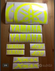Adesivi XMax 400 Giallo Fluo