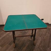 Tavolino da gioco vintage