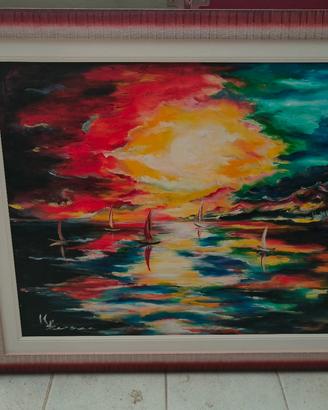 Olio su tela dell'artista kspersee