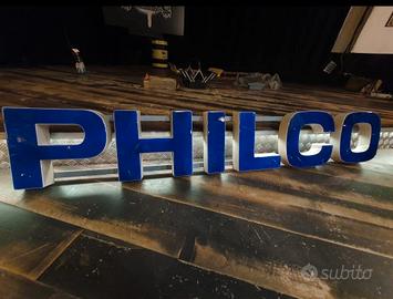 Insegna luminosa  Philco