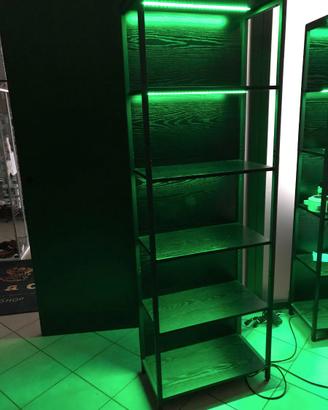 Nuovo Mobile Libreria Con Luci e Telecomando