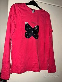 T-shirt Okaidi fucsia bambina 12 anni