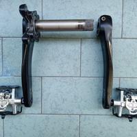 Pedivelle + Pedali Shimano Deore XT
