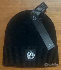 Stone island cappello berretto nero invernale