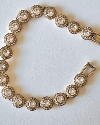 Braccialetto Una Angelic Swarovski oro rosa 18k