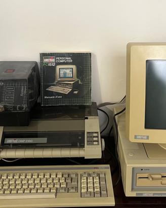 Lotto vintage Amstrad PC1512 DD completo di access