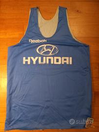 Canotta basket vintage Hyundai Desio double Reebok