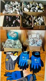 Lotto da lavoro guanti, occhiali, archetti