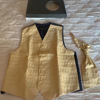 Gilet uomo con cravatta Ascot