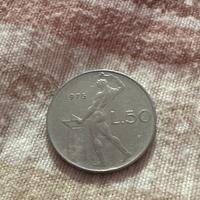 Moneta 50 lire del 1975