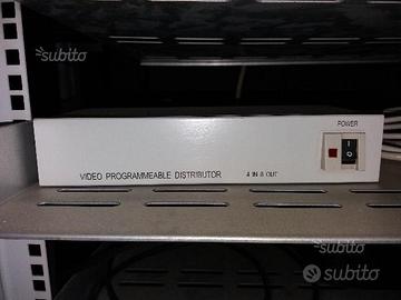 Video programmable distributor 4in 8out