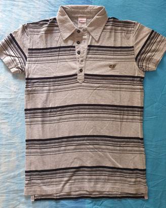 POLO A RIGHE IN COTONE VINTAGE