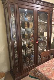 Vetrina in legno noce Le Fablier