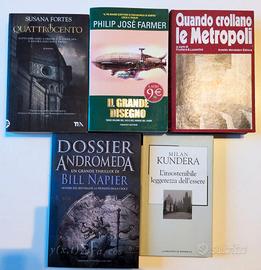 Lotto 5 libri: Sci-Fi, Thriller e Romanzi