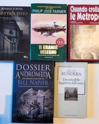 Lotto 5 libri: Sci-Fi, Thriller e Romanzi