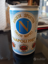 Lattina birra calcio Napoli 1987 scudetto