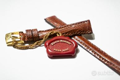 Cinturino Pierre Bonnet in pelle di serpente 13 mm