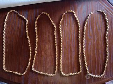 Sei Collane a Catena Intrecciata del 1975-1976