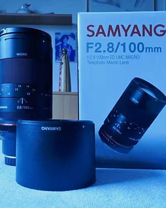 (Ciriè-TO)  Samyang 100mm f/2.8 ED UMC Macro xFuij
