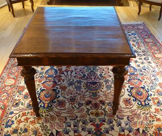 Tavolo in legno fine 800 rettangolare restaurato