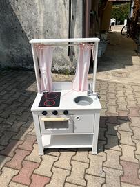 Cucina legno +mini market legno per bambini