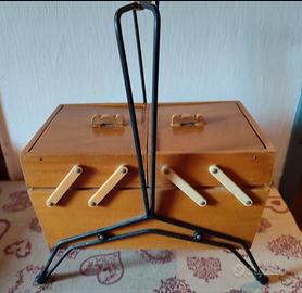 scatola cucito vintage