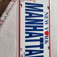 Targa americana metallo